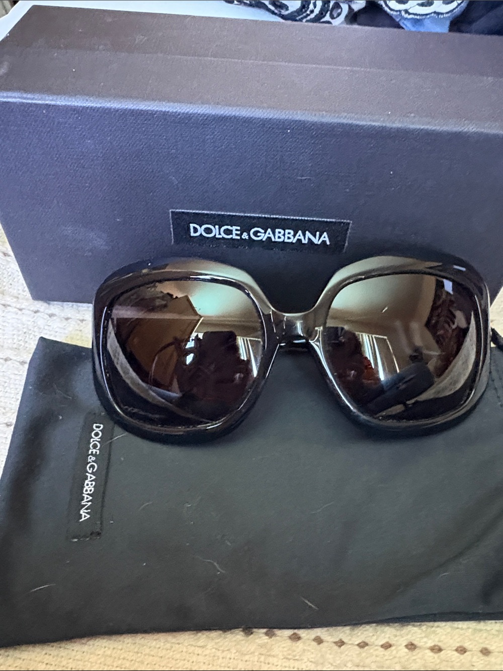 YSL Oversized Black-Brown Gradient Women's oversized Sunglasses 😎